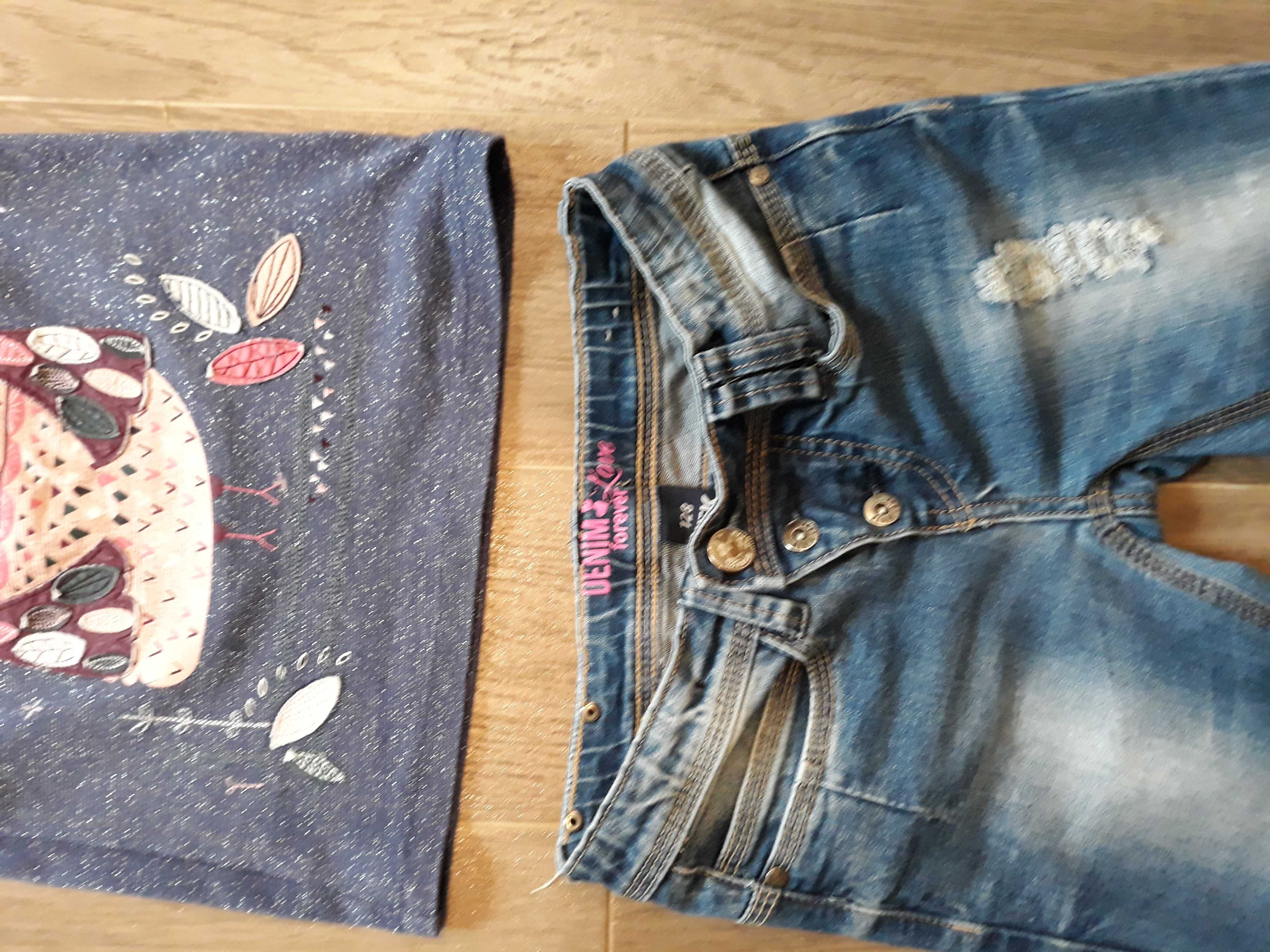 Джинсы для девочки на 7 ,8,9 лет(джинсы,штаны,вещи,одежда,набор)