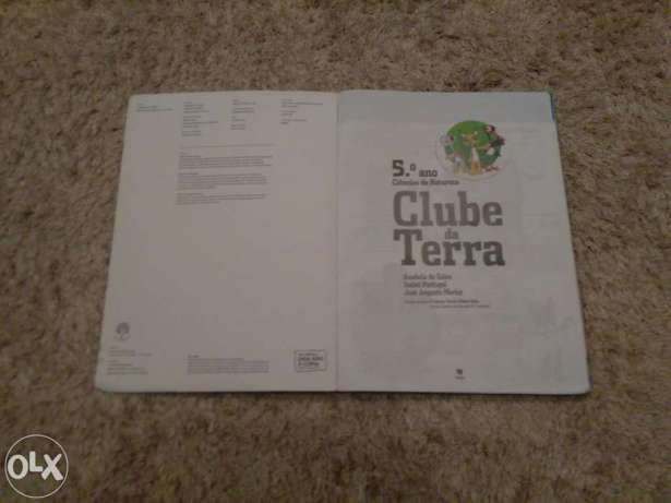 Livro escolar "Clube da Terra" do 5°ano da disciplina de Ciências