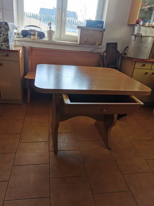 Stół i ława komplet