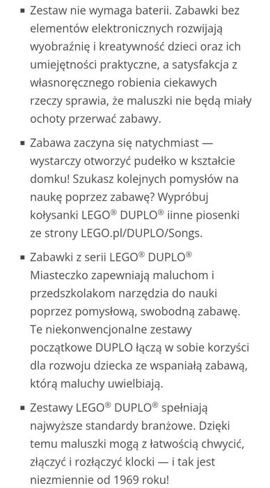 Lego Duplo 10926 sypialnia