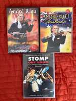 DVDs de Concertos: STOMP e André Rieu