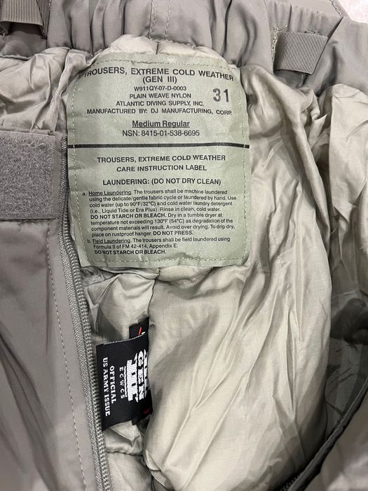 Level 7 ECWCS Primaloft — найтепліші штани США (нові)