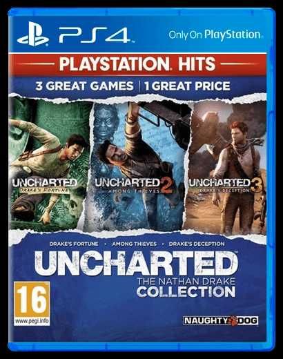 Диск для Sony PlayStation 4 (5) Uncharted: The Nathan Drake. 4 гри