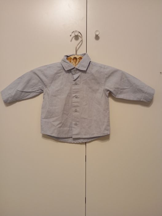 Koszula niemowlęca dla chłopca, rozmiar 72 cm.