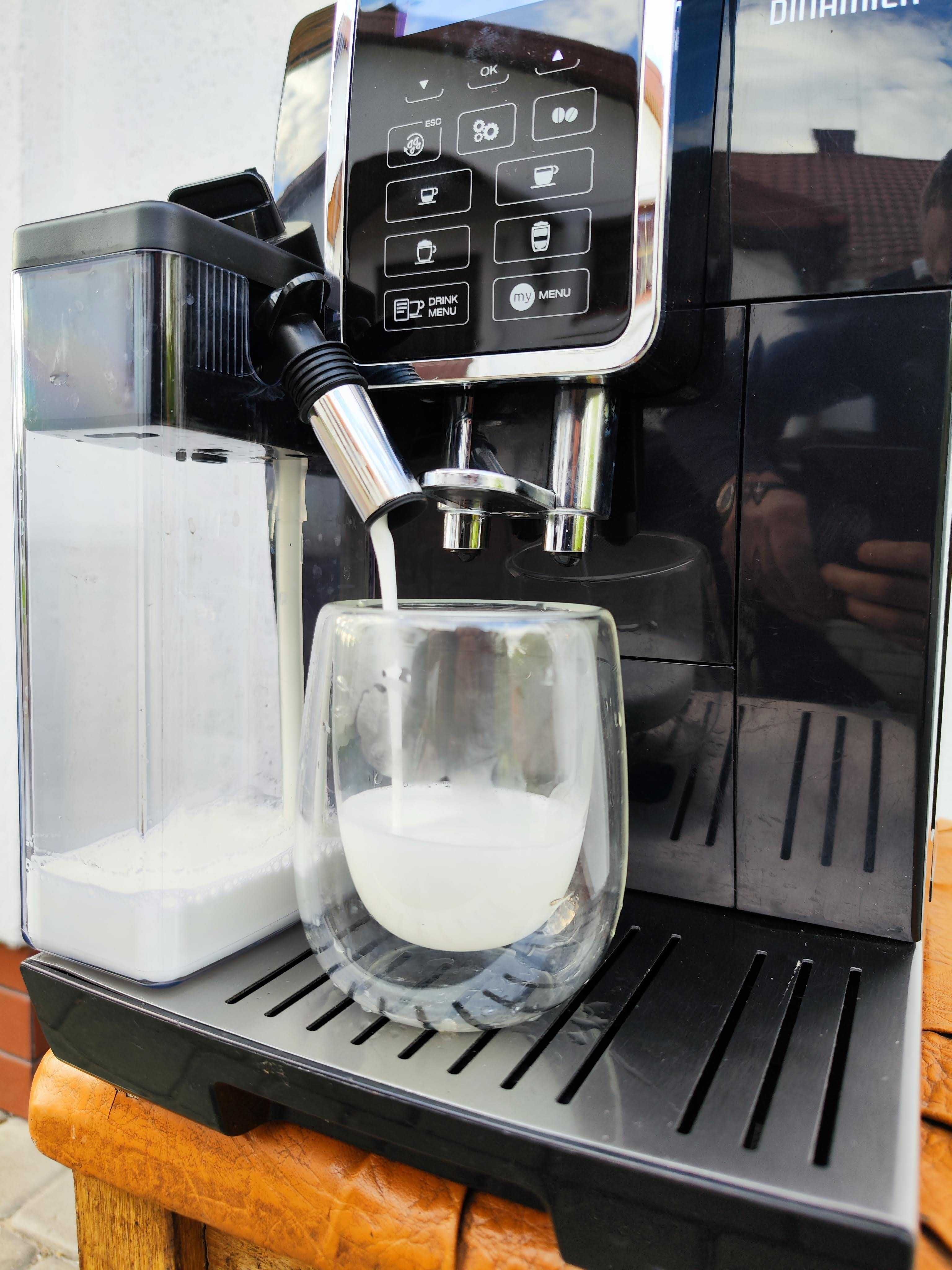 Кавомашина кофемашина DeLonghi Dinamica ECAM 350.55 новий молочник