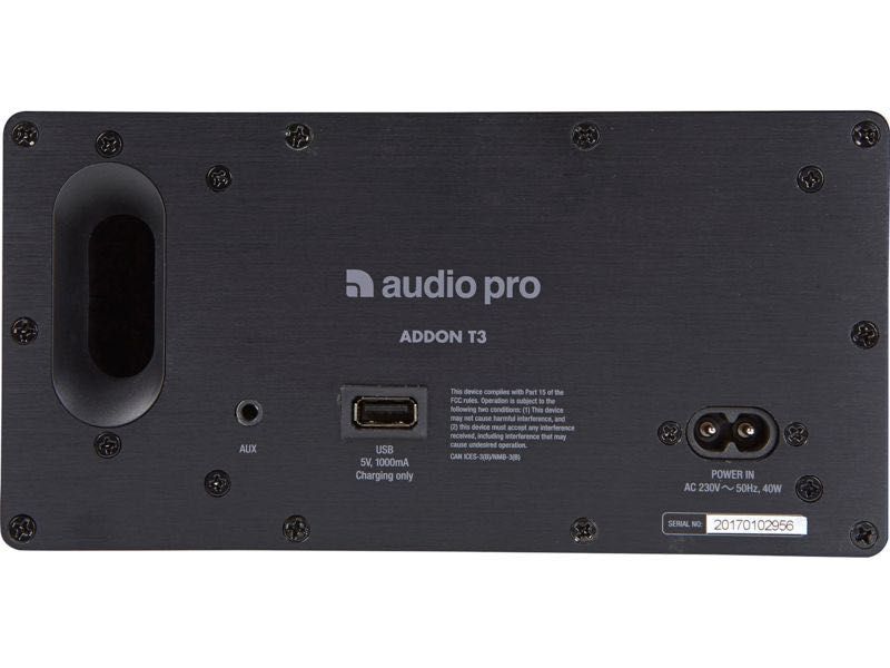 Coluna Portátil Bluetooth Audio Pro Addon T3 Preta com Bateria