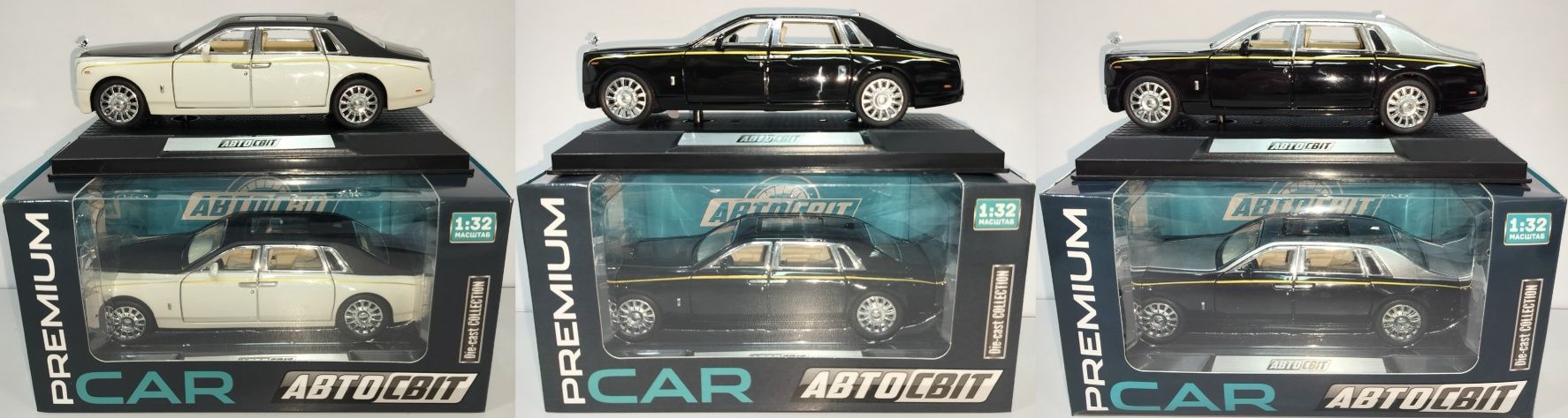 Rolls-Royce Phantom модель 1:32 ТМ Автосвіт CHE ZHI Металл звук свет