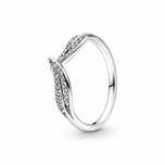 Anel Sparkling Leaves Pandora em Prata de Lei 925 Novos