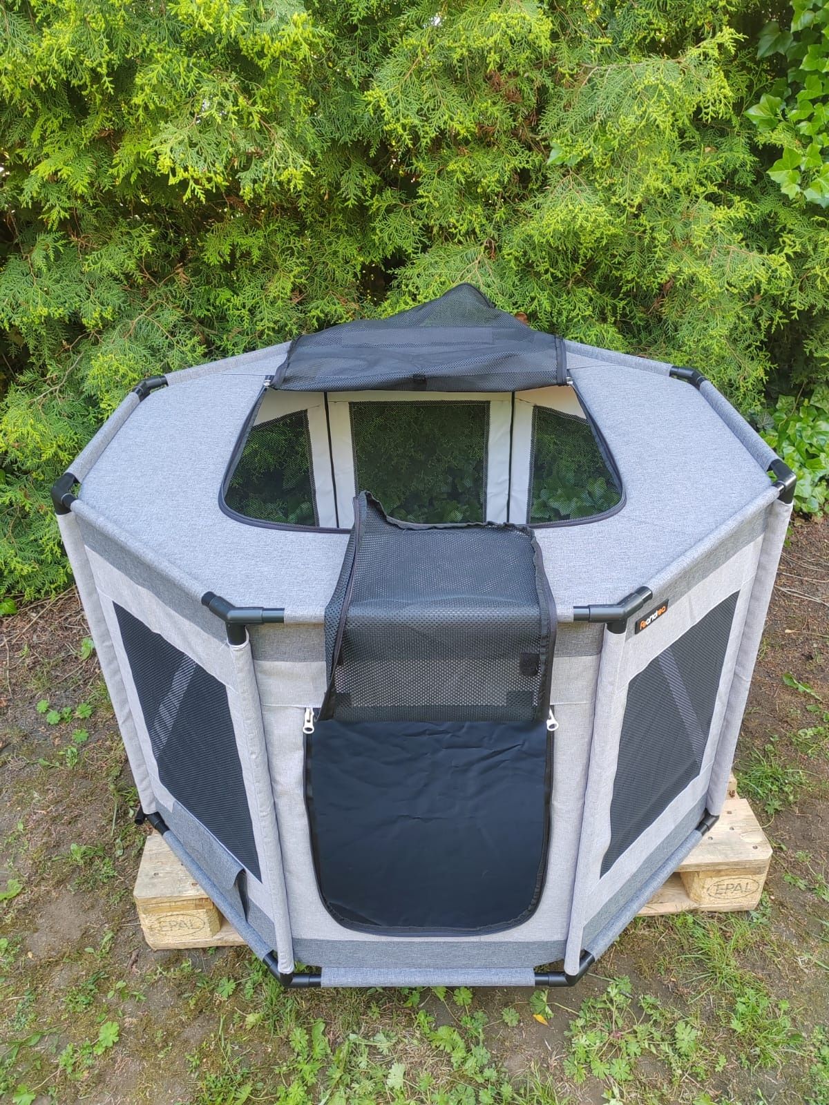 Przestrzeń Kojec dla Piesków 112cmx112cm62cm transporter dla psa