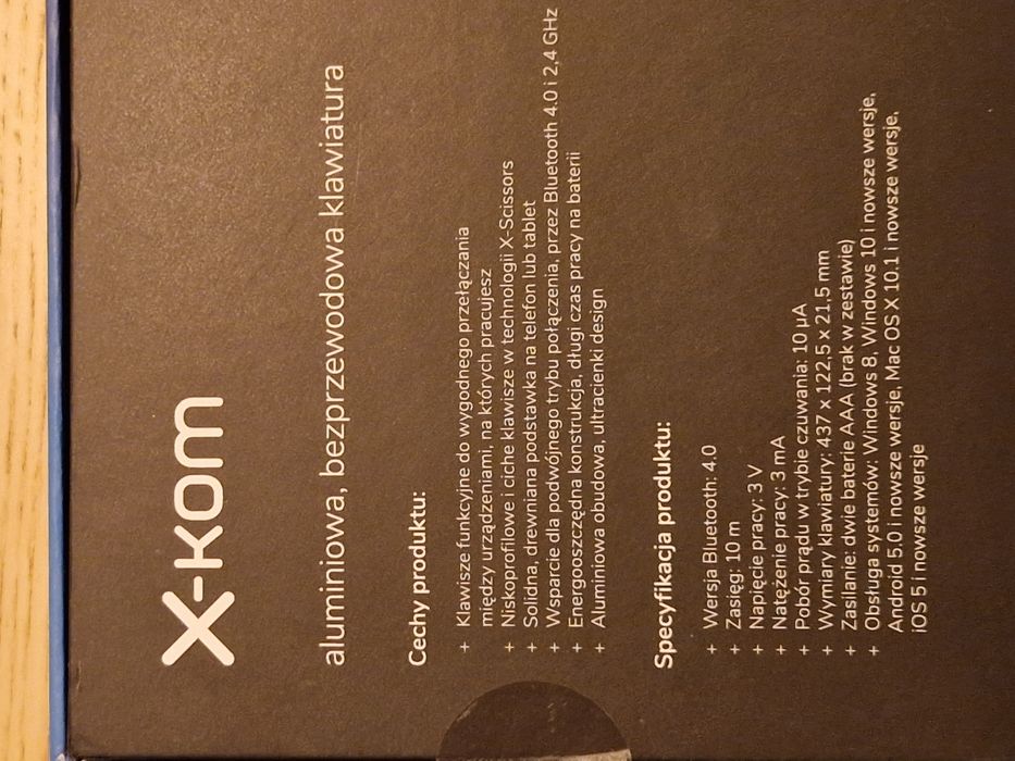 Klawiatura bezprzewodowa premium bluetooth