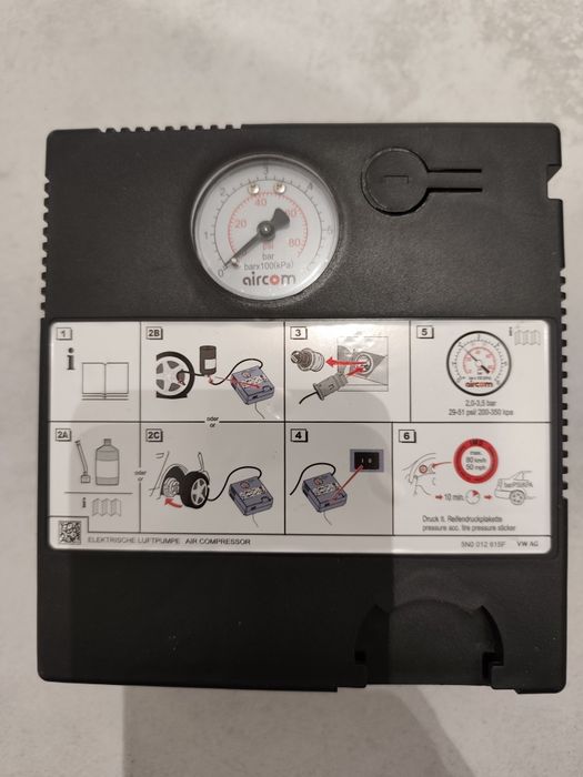 Kompresor do pompowania kół nowka sztuka
