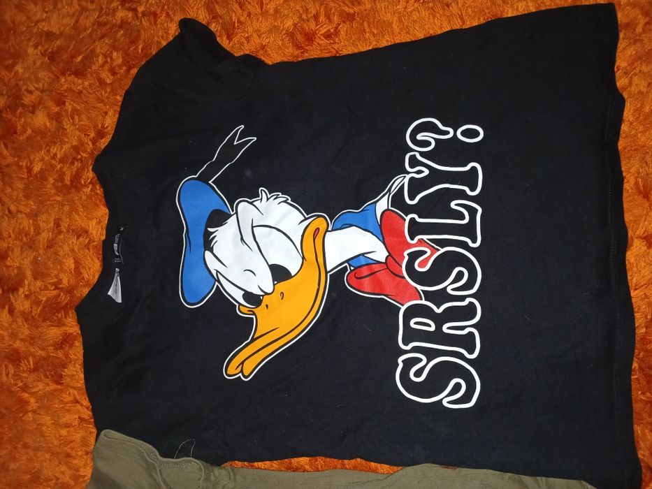 2 nowe koszulki Disney Simba i kaczor Donald młodzieżowe/damskie roz M