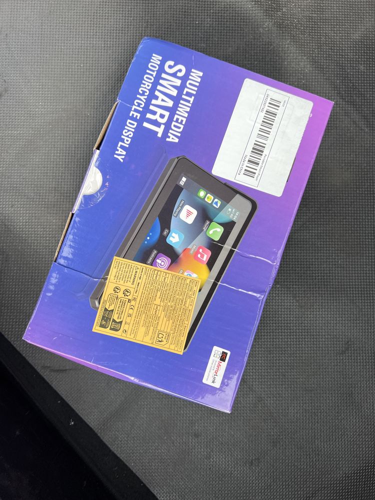 Nowa nawigacja motocyklowa 5 cali carplay android auto