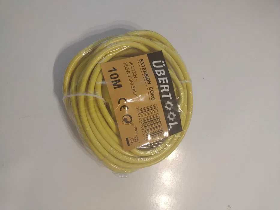 PRZEDŁUŻACZ 10m OGRODOWY 3x1,5mm budowlany