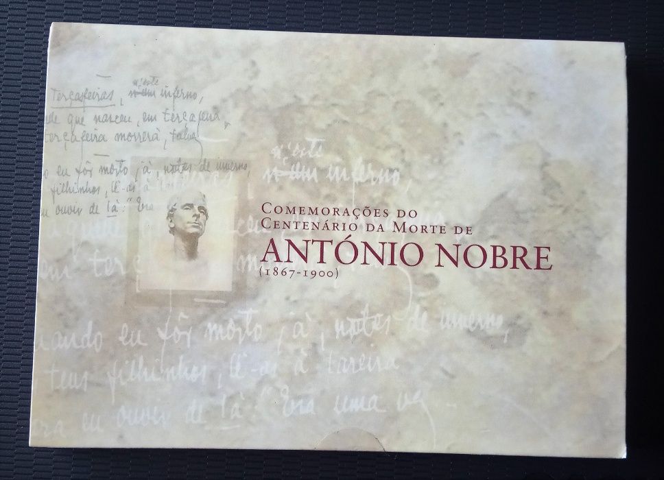 coleção 14 postais António Nobre (comemorativa do centenário da morte