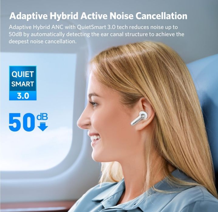 Ультракруті Earfun Air Pro4 LDAC Multipoint ANC Auracast Aptx Lossless