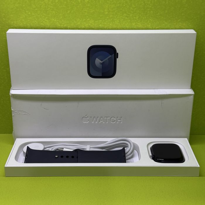 Apple Watch 9 GPS 45mm czarny S/M po zwrocie • Bateria 100% • FV23%