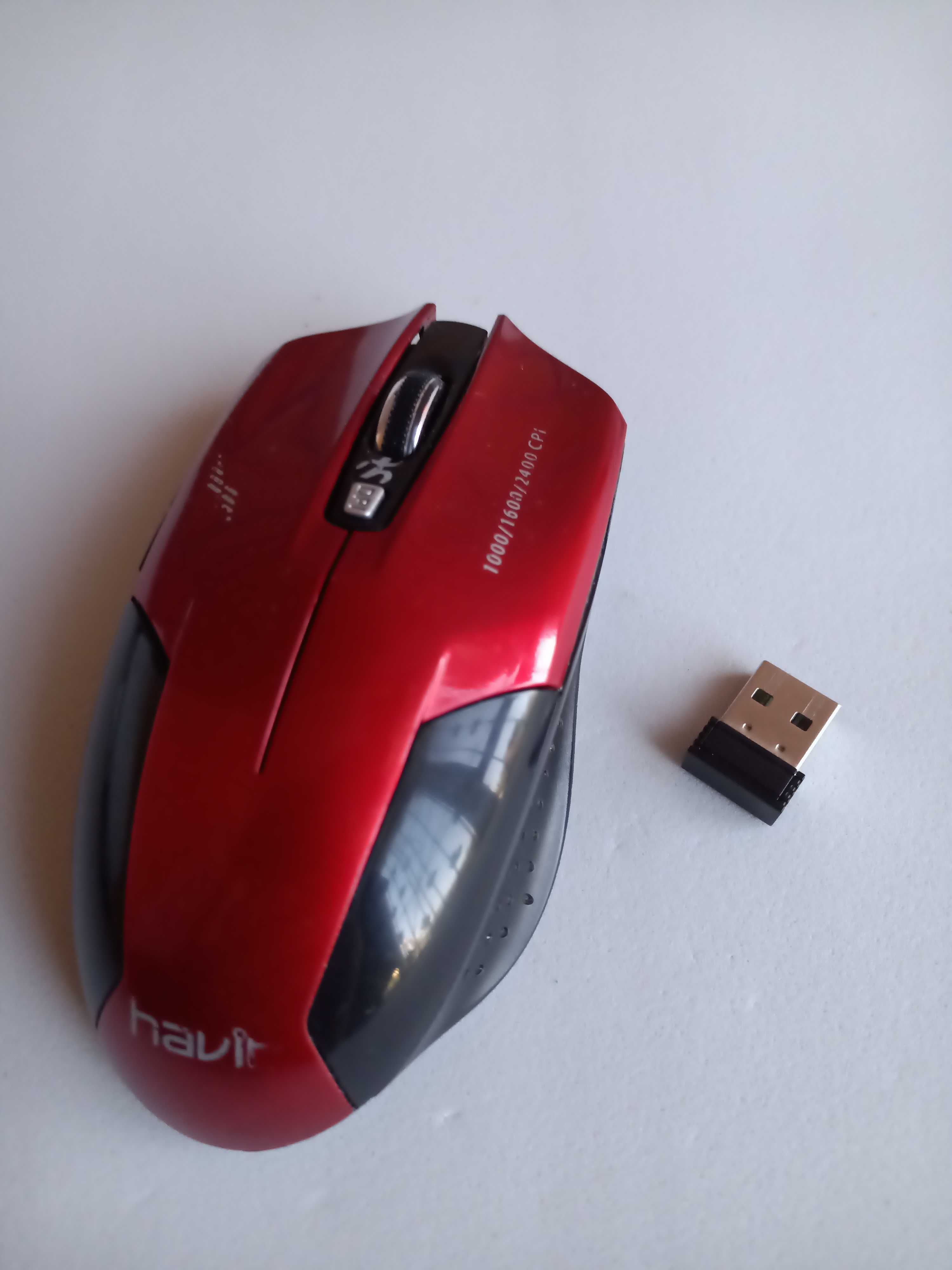 Мишка компьютерна havit hv-ms927gt червона бездротова