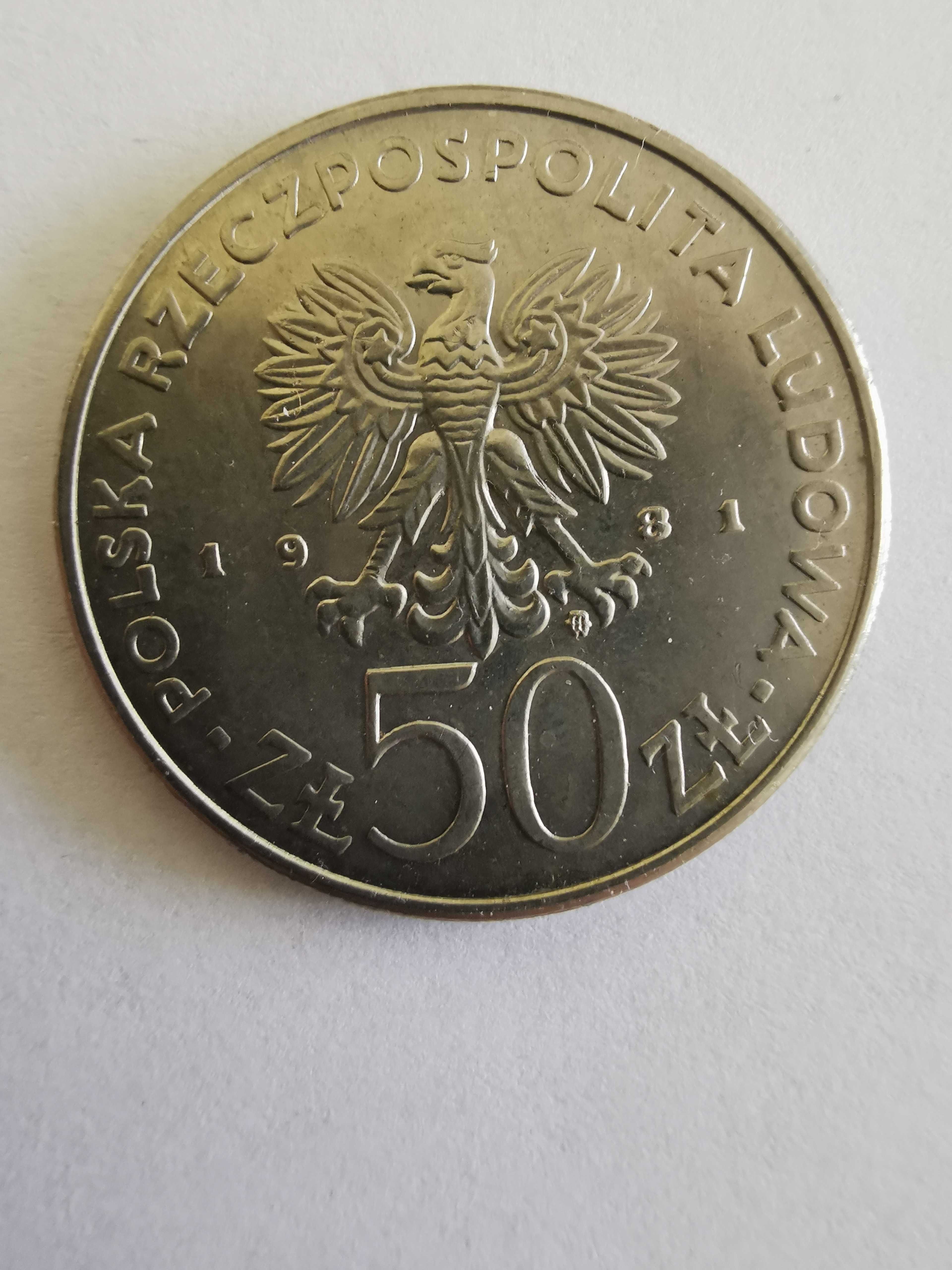 Moneta 50 zł z 1981 - Światowy Dzień Żywności
