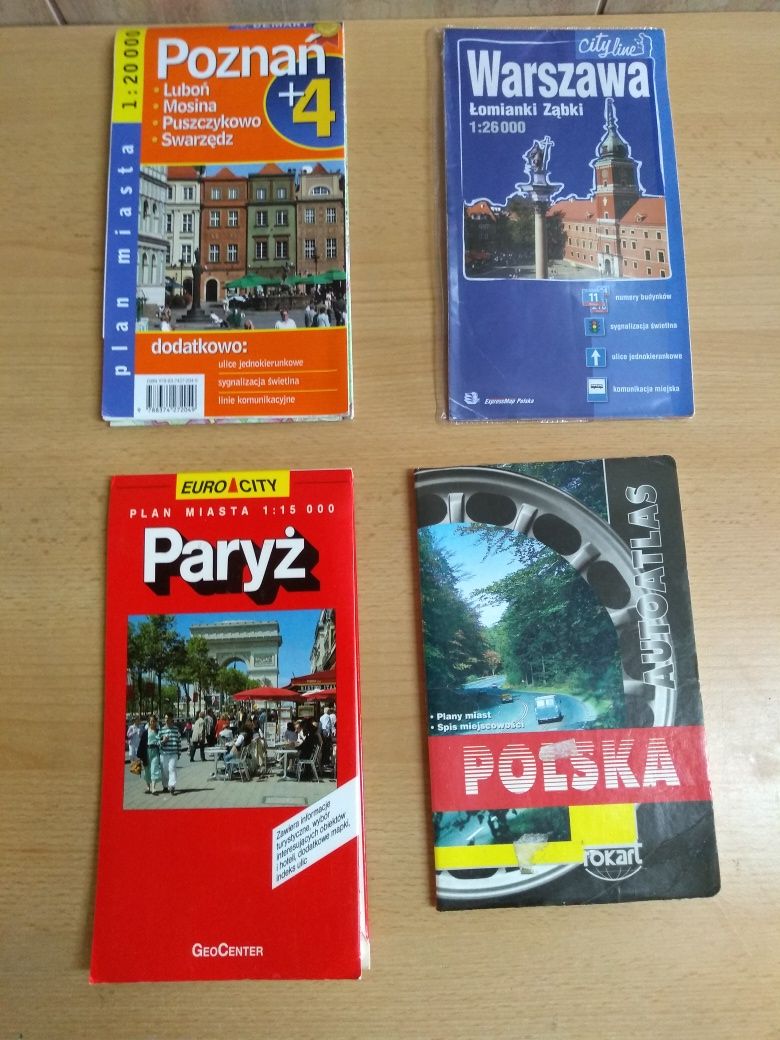 Mapa Polska Warszawa Poznań Paryż