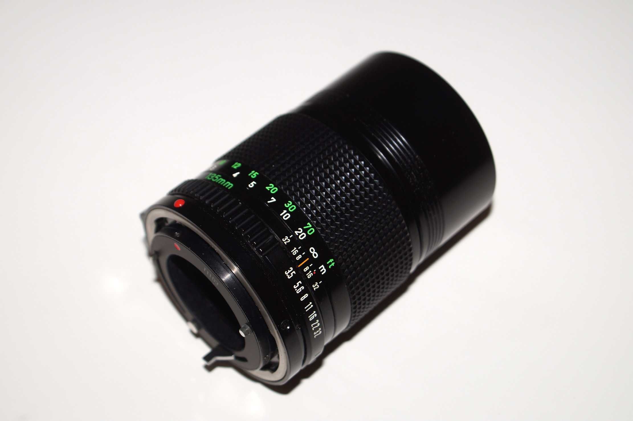 Canon FD 135 f/3.5 • Minolta MD