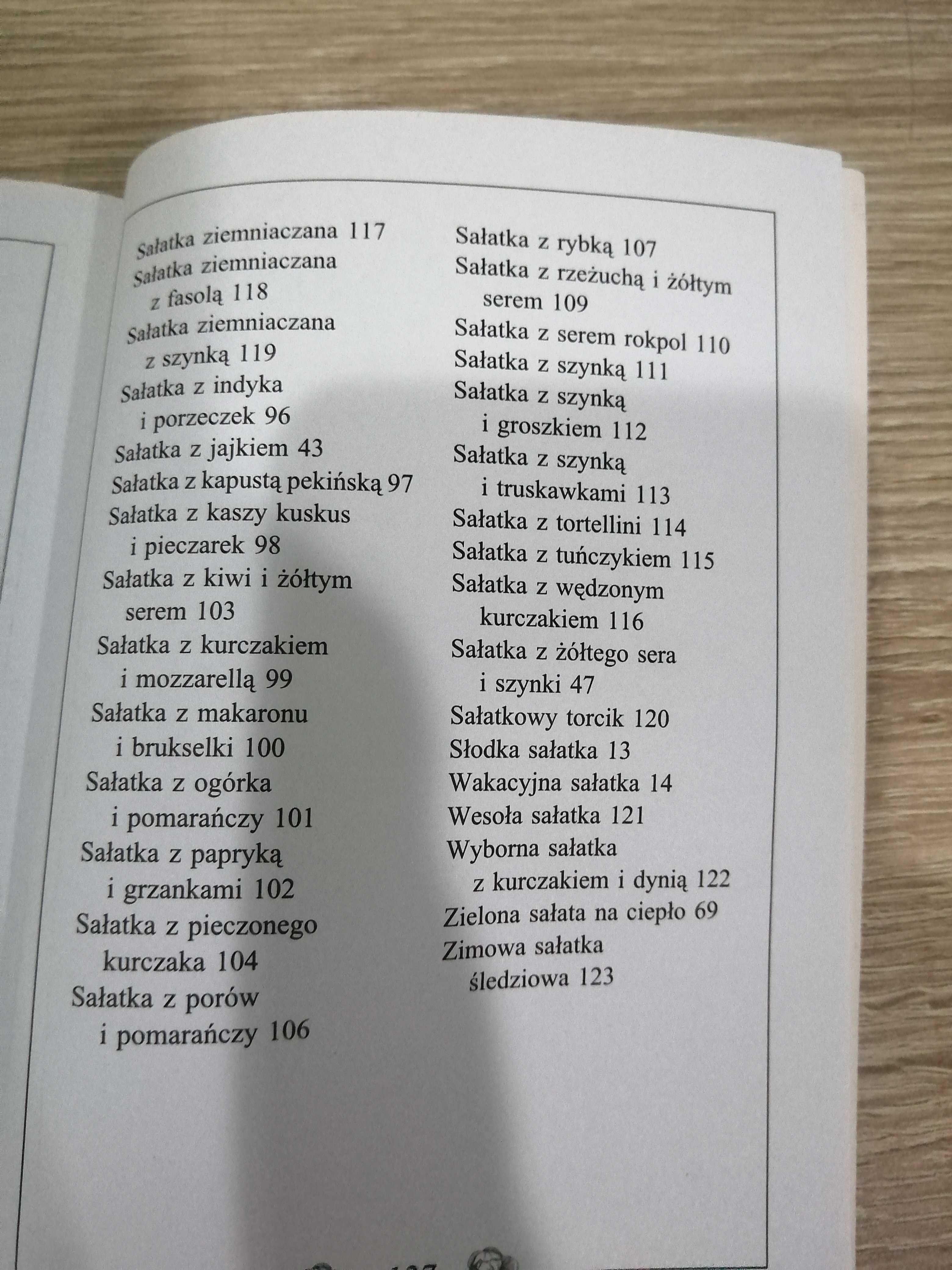 Książka kucharska Najlepsze sałatki Jolanta Muras