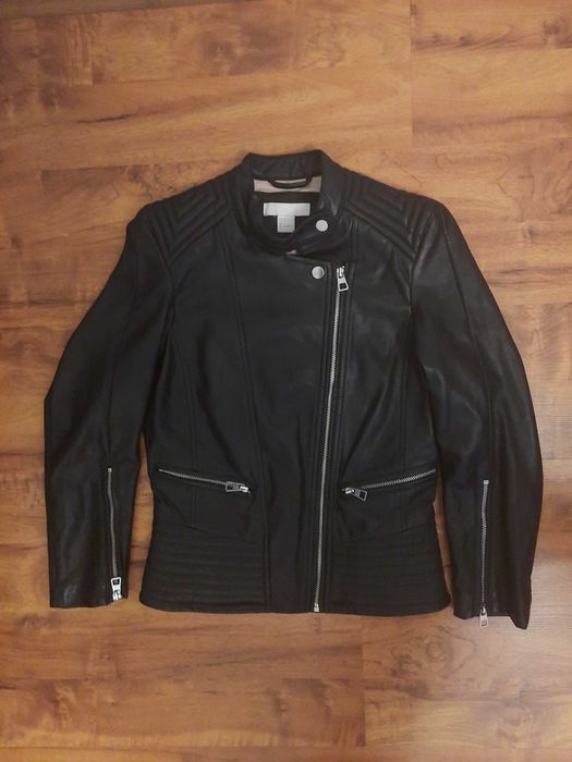 Kurtka skóropodobna skórzana ramoneska HM rozmiar 34 XS