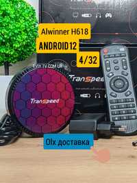 Смарт приставка Transpeed H618 Android 12  версія 4/32  Smart TV Xiaom
