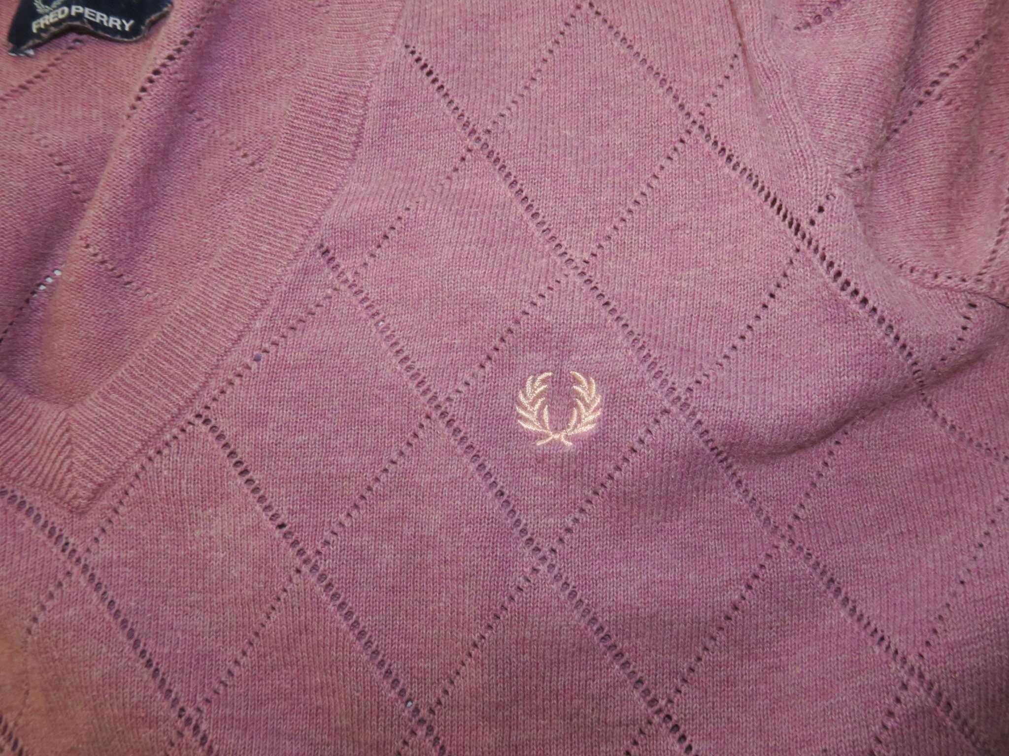 Fred Perry sweter damski w romby L