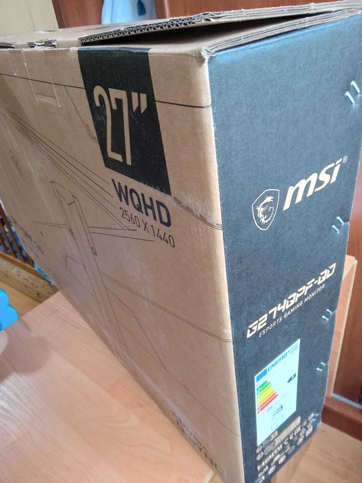 Монитор 2к MSI G274QPF-QD - Gaming 27 WQHD (2560x1440)