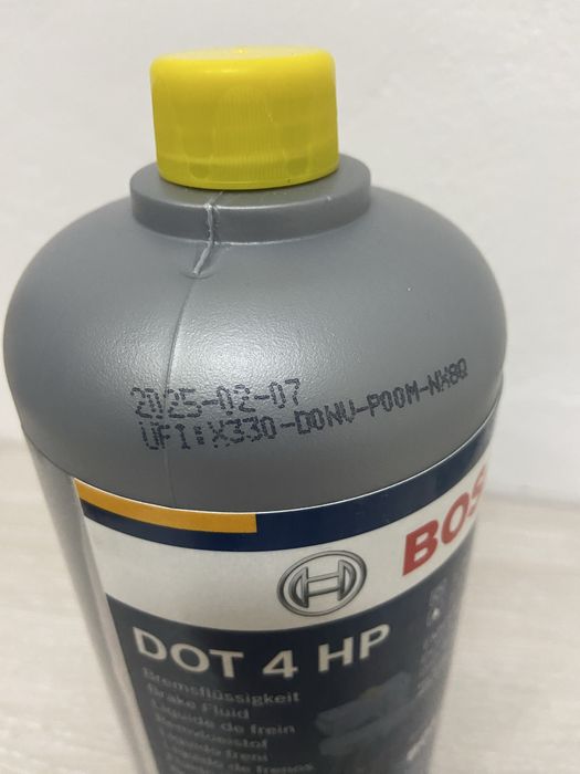 Гальмівна рідина Bosch HP DOT 4 ABS, ESP, 1 л