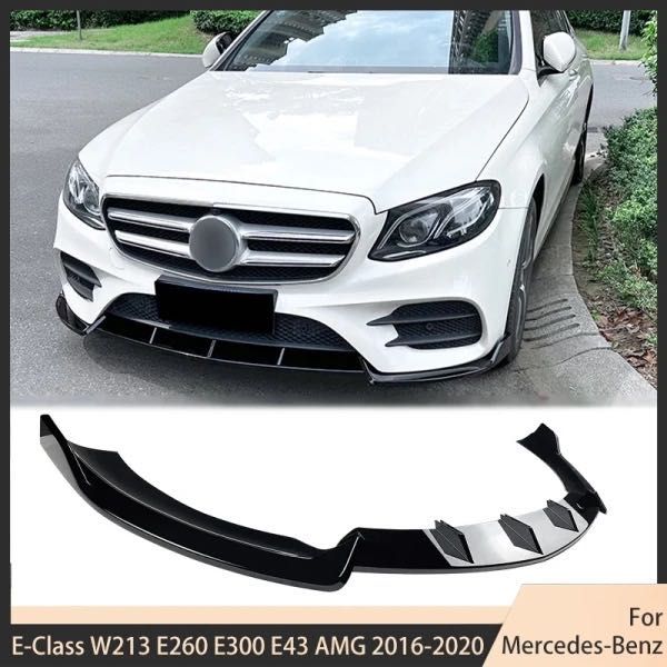 Передняя губа сплитер Mercedes W213  накладка на передний бампер обвес