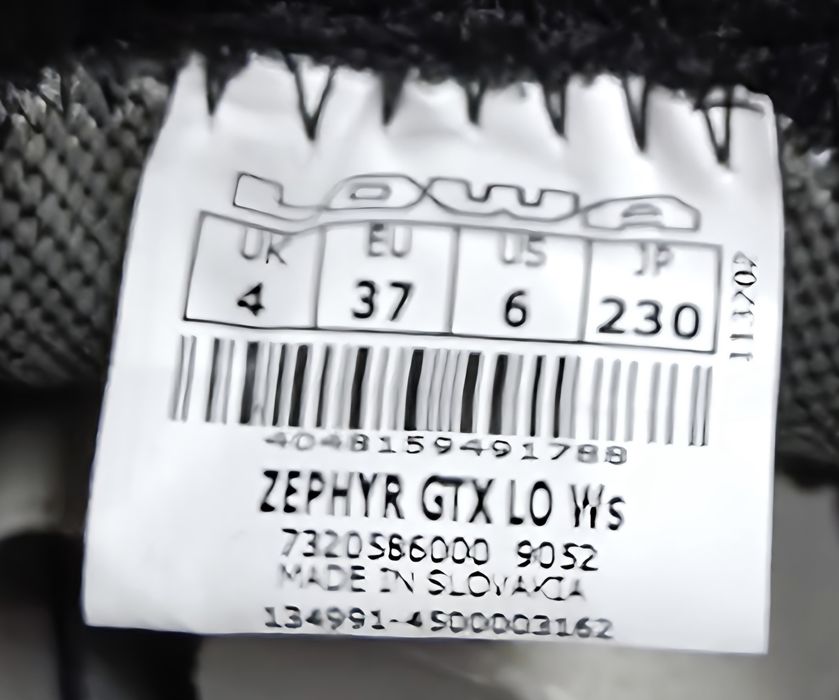 Кроссівки Lowa  трекінгові  ZEPHYR GTX LO TF WS