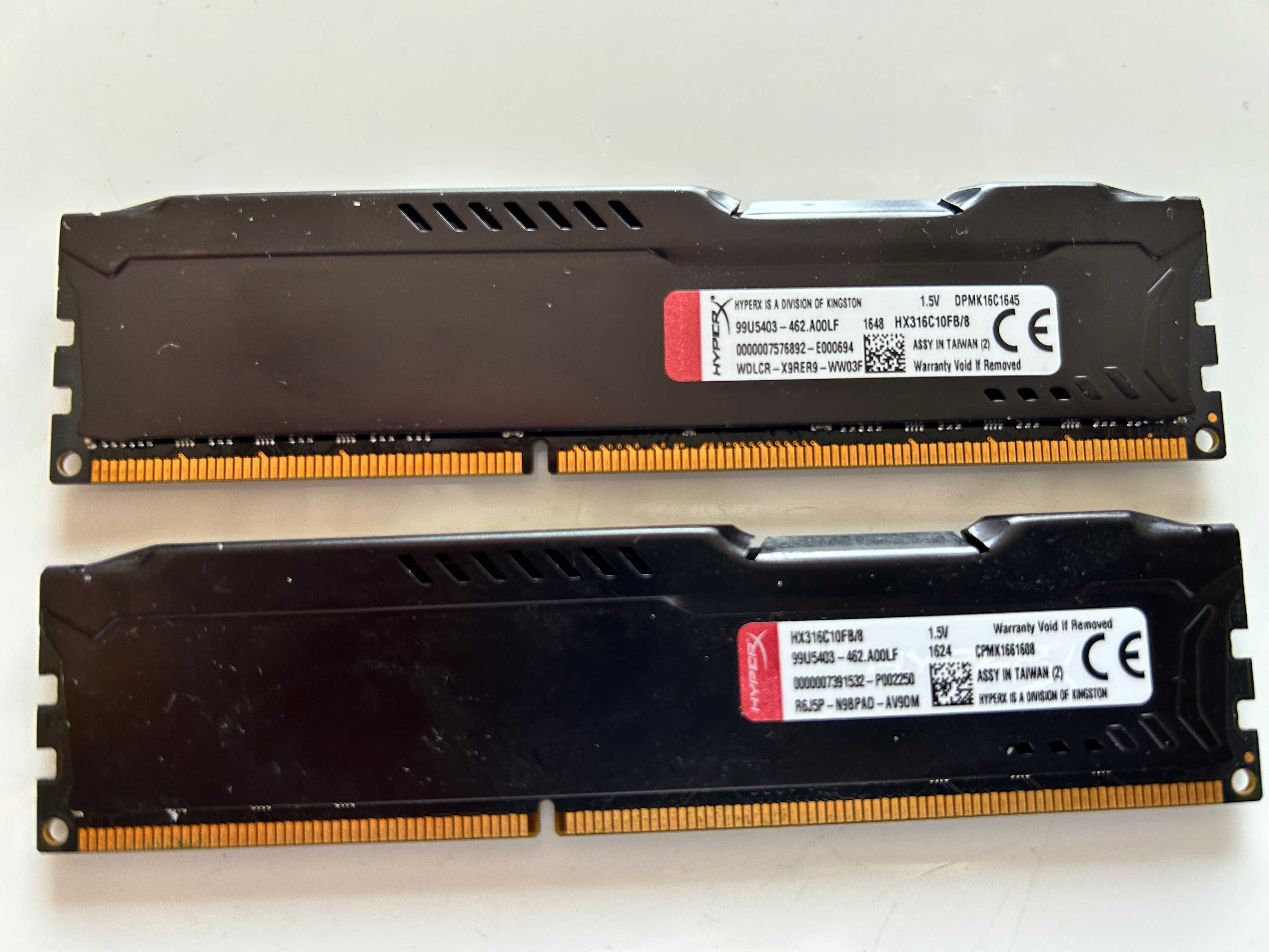 Kingston HYPERX FURY (2x4GB) 8GB - DDR3 - HX316C10FB/8