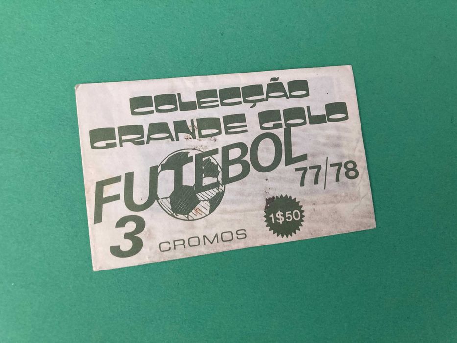 Carteira / Saqueta de Cromo Futebol Colecção Grande Golo 77/78