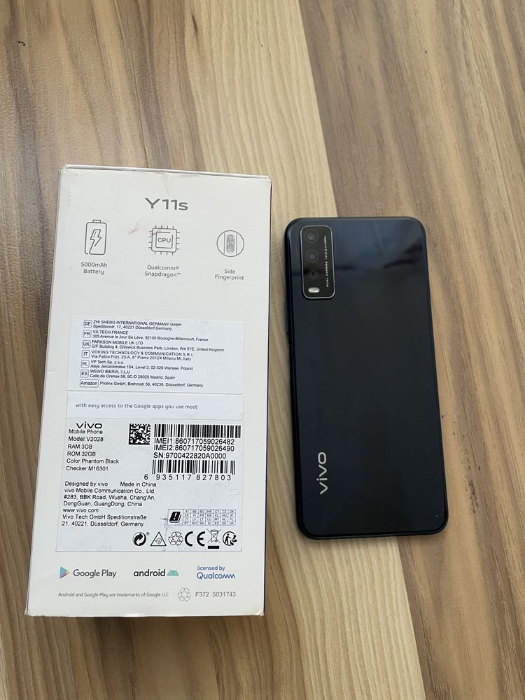 Telefon VIVO Y11S V2028 Phantom Black