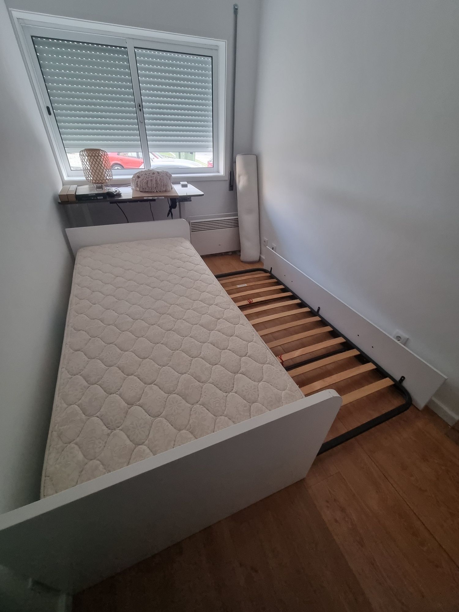 Cama solteiro extensível