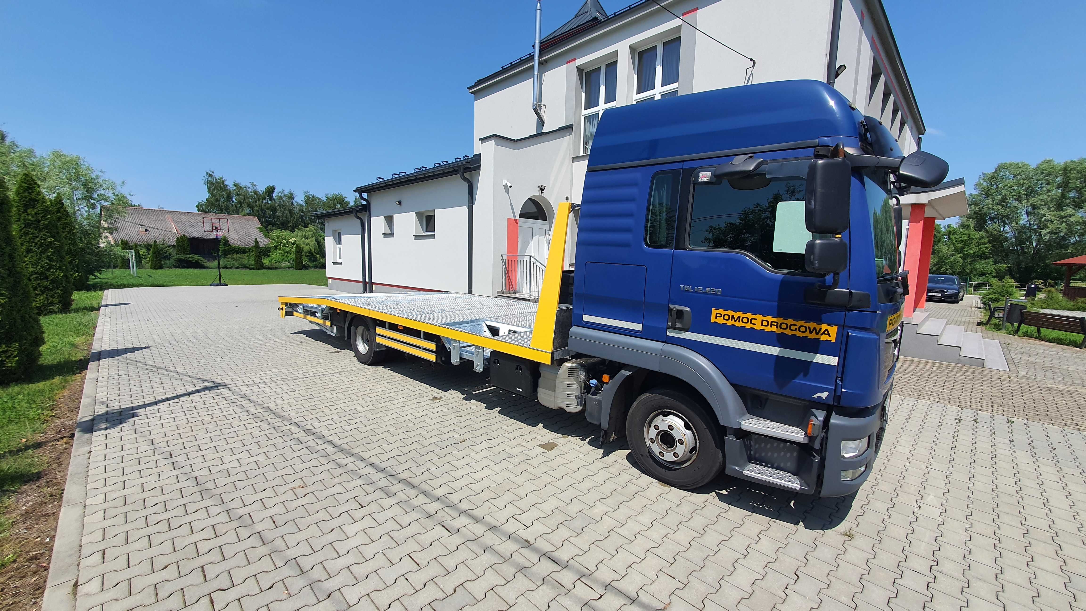 Zabudowa laweta Volvo FE FL 12-18 Ton najazd laweta Man TGL MOTO-LUK