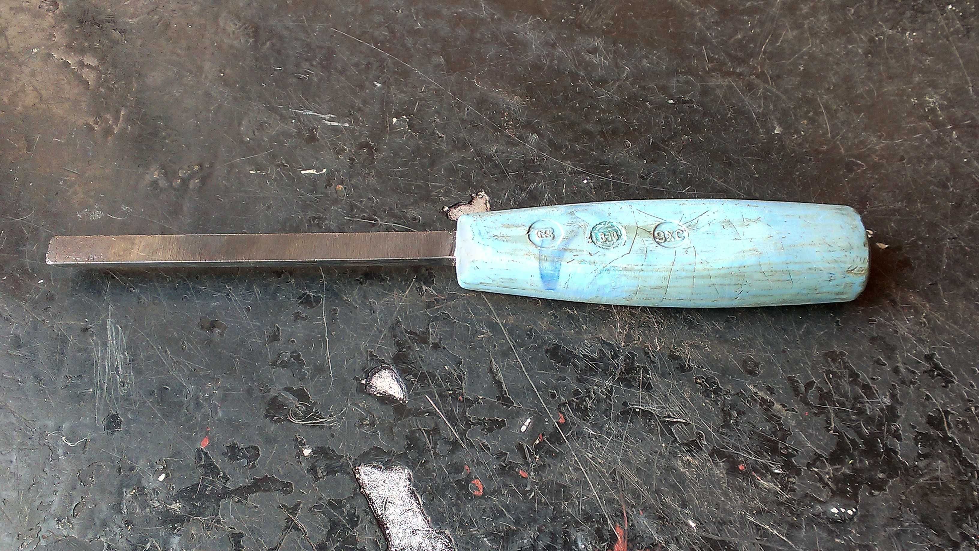 Стамеска плоская В-10 (сталь 9ХС) ЗИЗ СССР.Жала для паяльников СССР