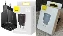 Zasilacz / Ładowarka sieciowa / Baseus Compact Charger 2U 10.5W 2xUSB