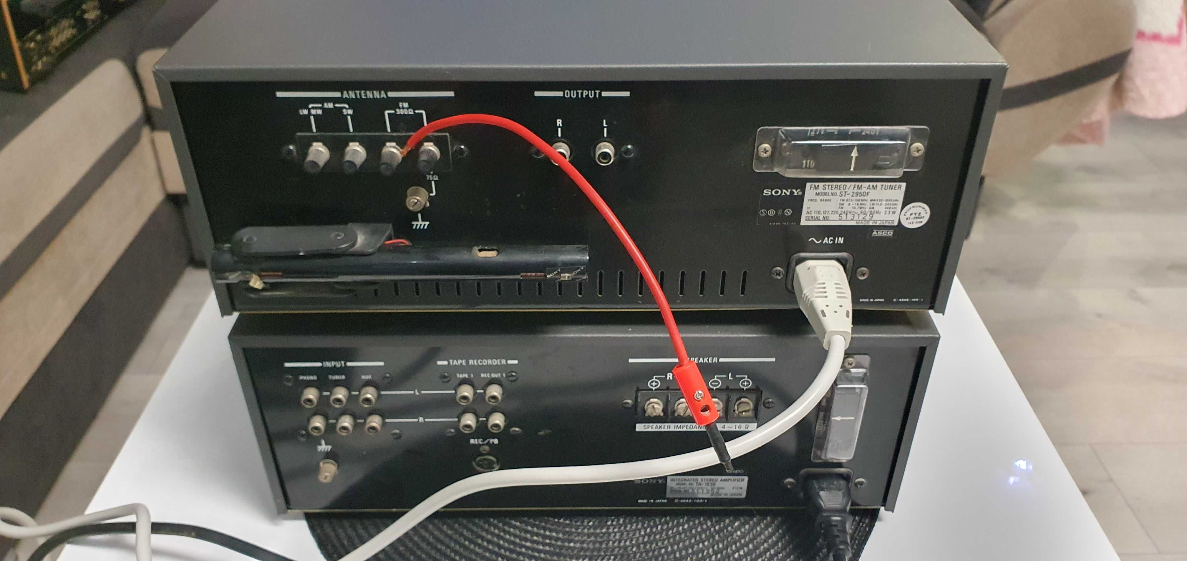 Vintage wzmacniacz SONY TA-1630 tuner ST-2950F Komplet Świetny stan.