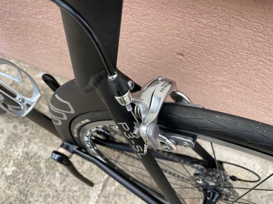 Rower szosowy triathlonowy, TT, triathlon Cervelo P3 SL