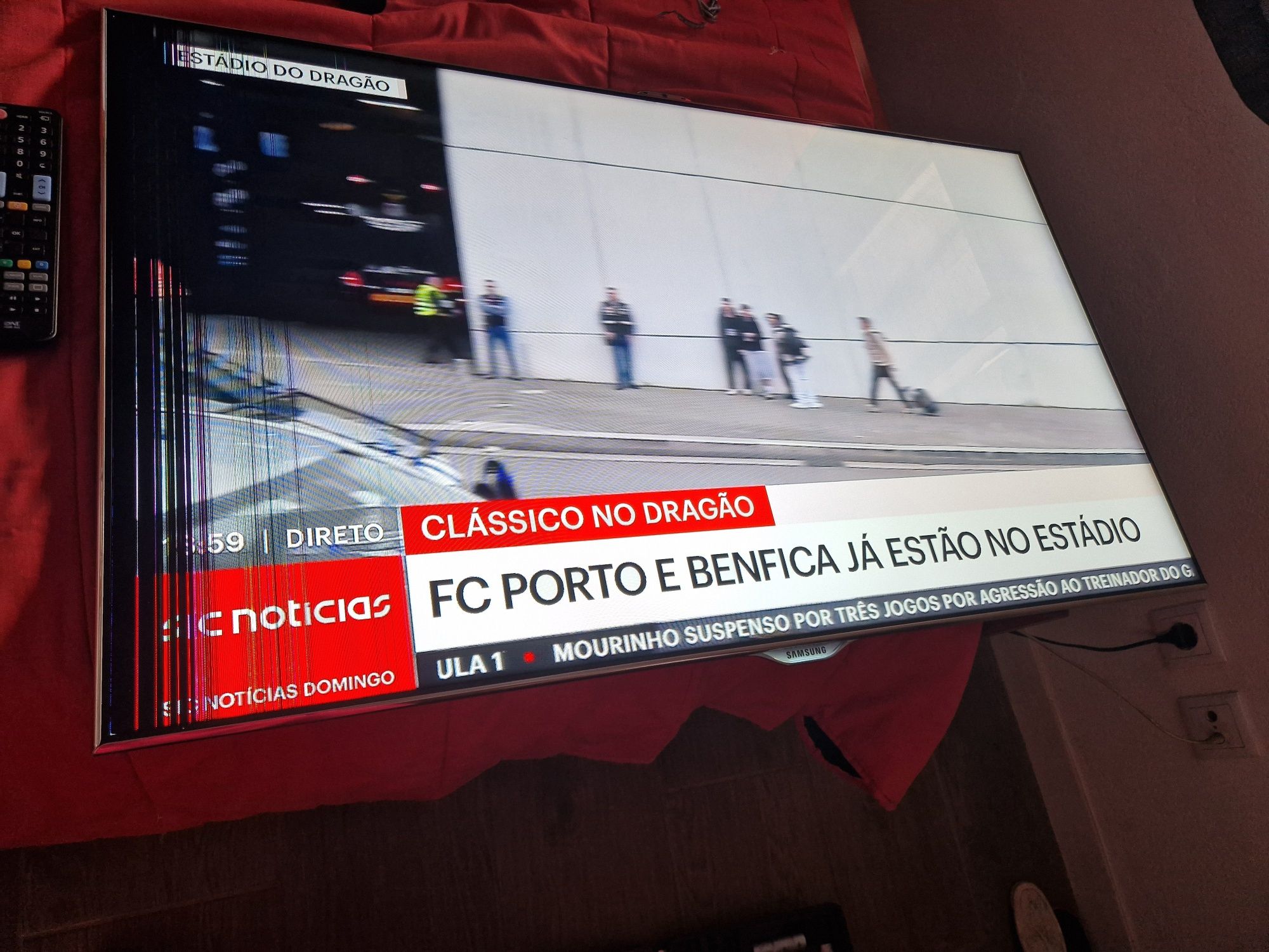 Tv Samsung com defeito na imagem
