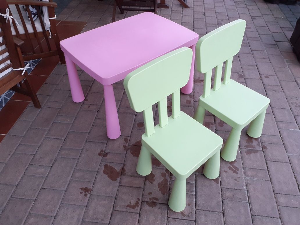 Stolik z krzesełkami Ikea