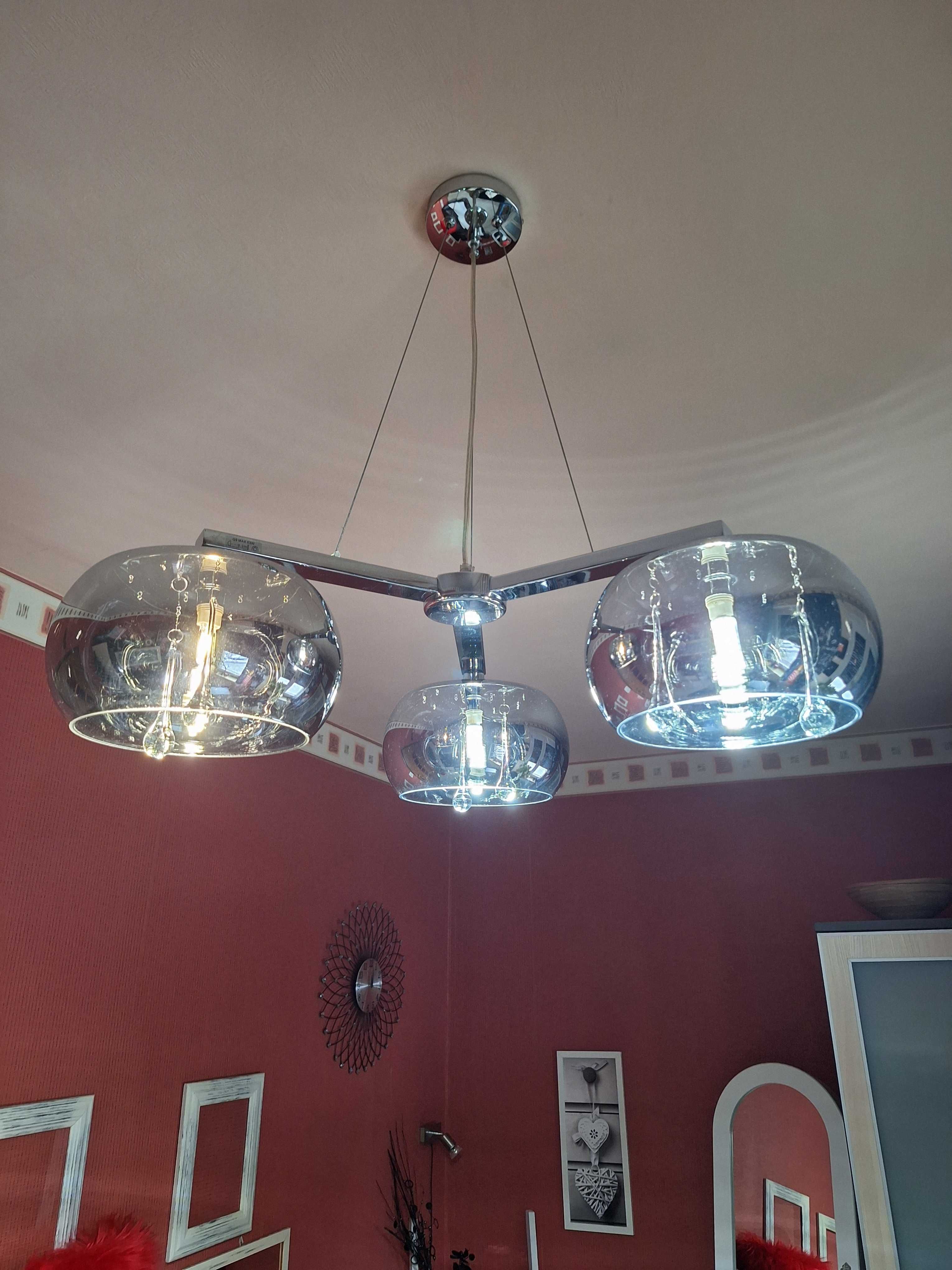 Lampa wisząca sufitowa Zuma Crystal.
