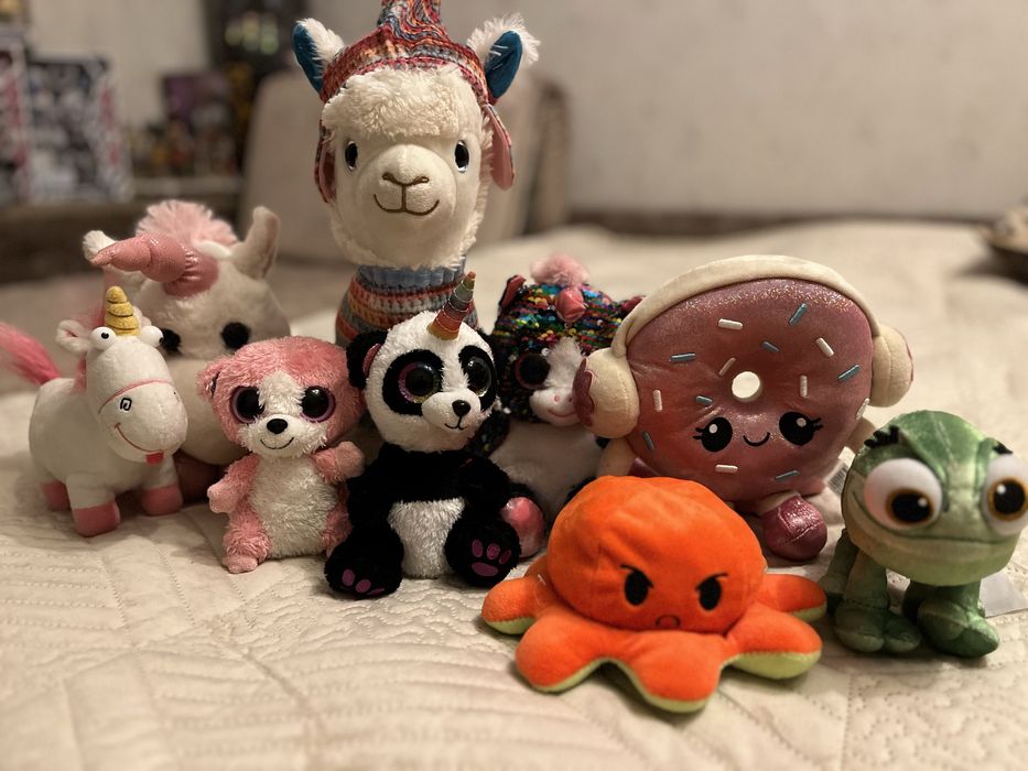 Мʼяка іграшка Єдиноріг Панда / Шопкінс пончик