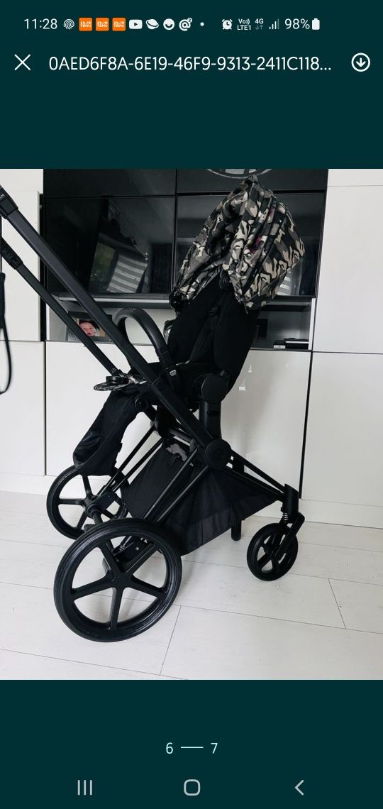 Wozek 2w1 cybex priam butterfly