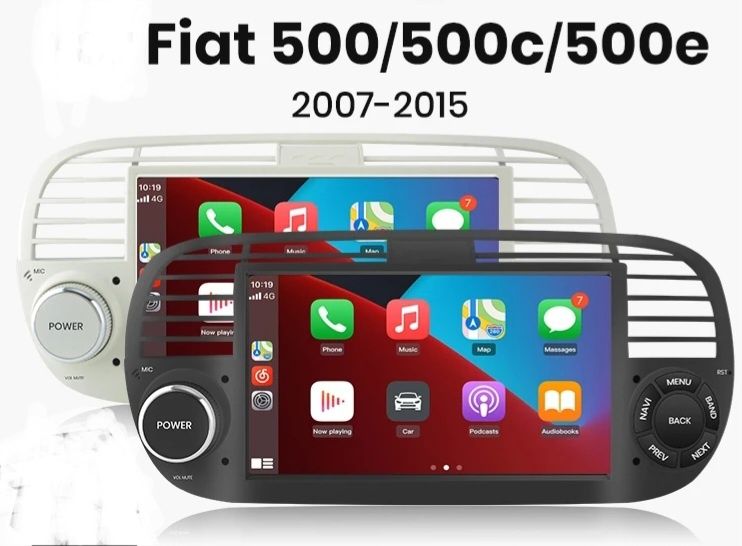 Radio nawigacja FIAT 500 android  2007 - 2014 Navi Gps