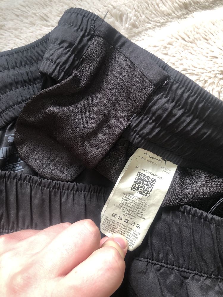 PUMA DRYCELL (M) Sport мужские шорты черные оригинал на лето летние