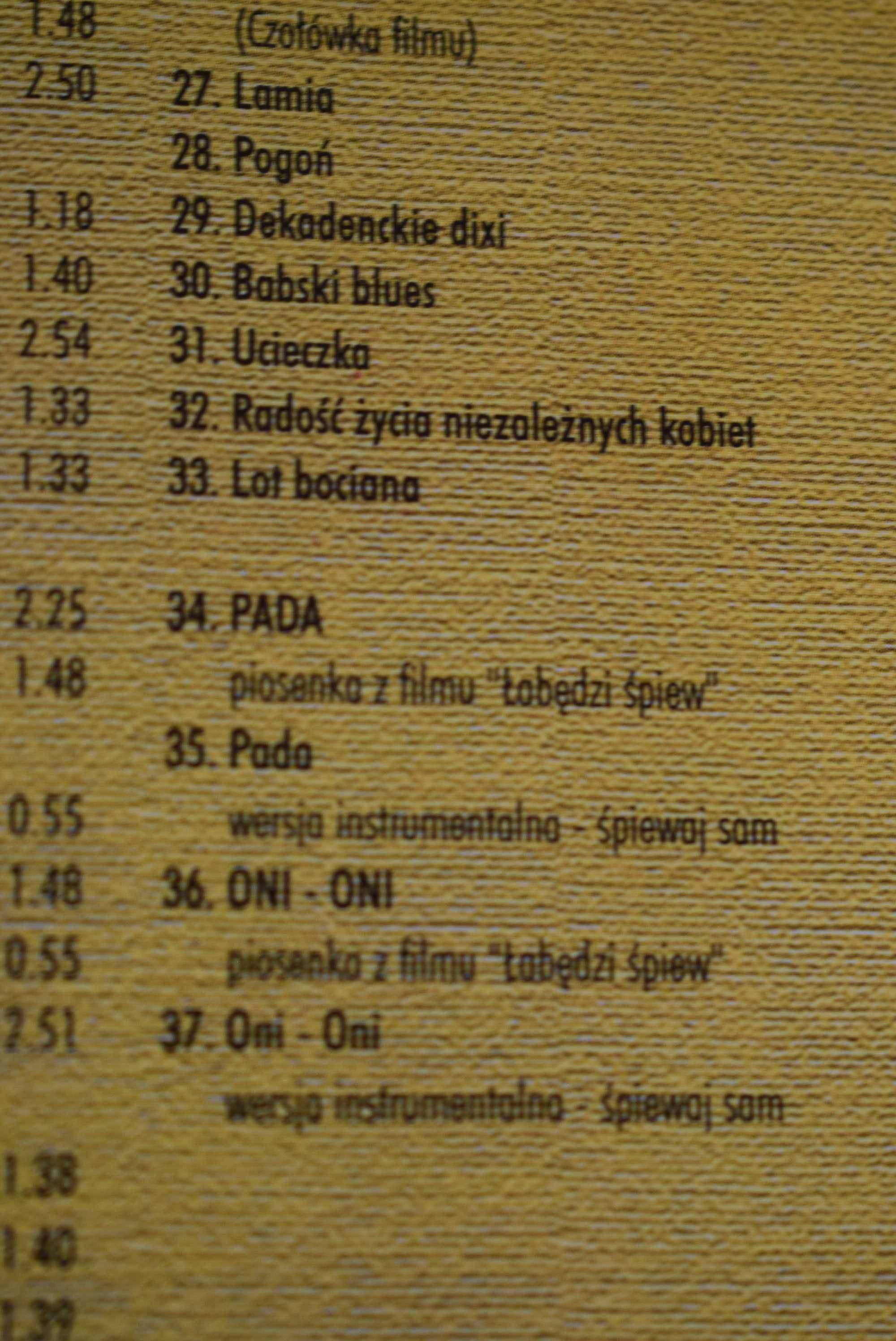 Polska muzyka filmowa - 42 utwory na płytach CD.